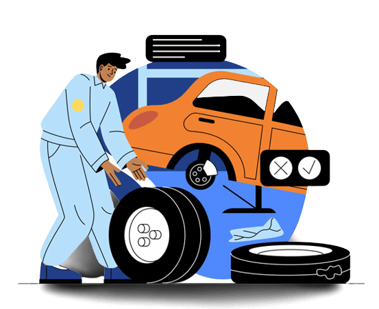 tire change animated